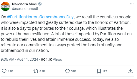 pm modi 'x'